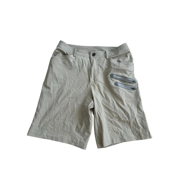 LULULEMON Men's Tan Casual Side Zip Shorts Size 34 - Picture 2 of 9